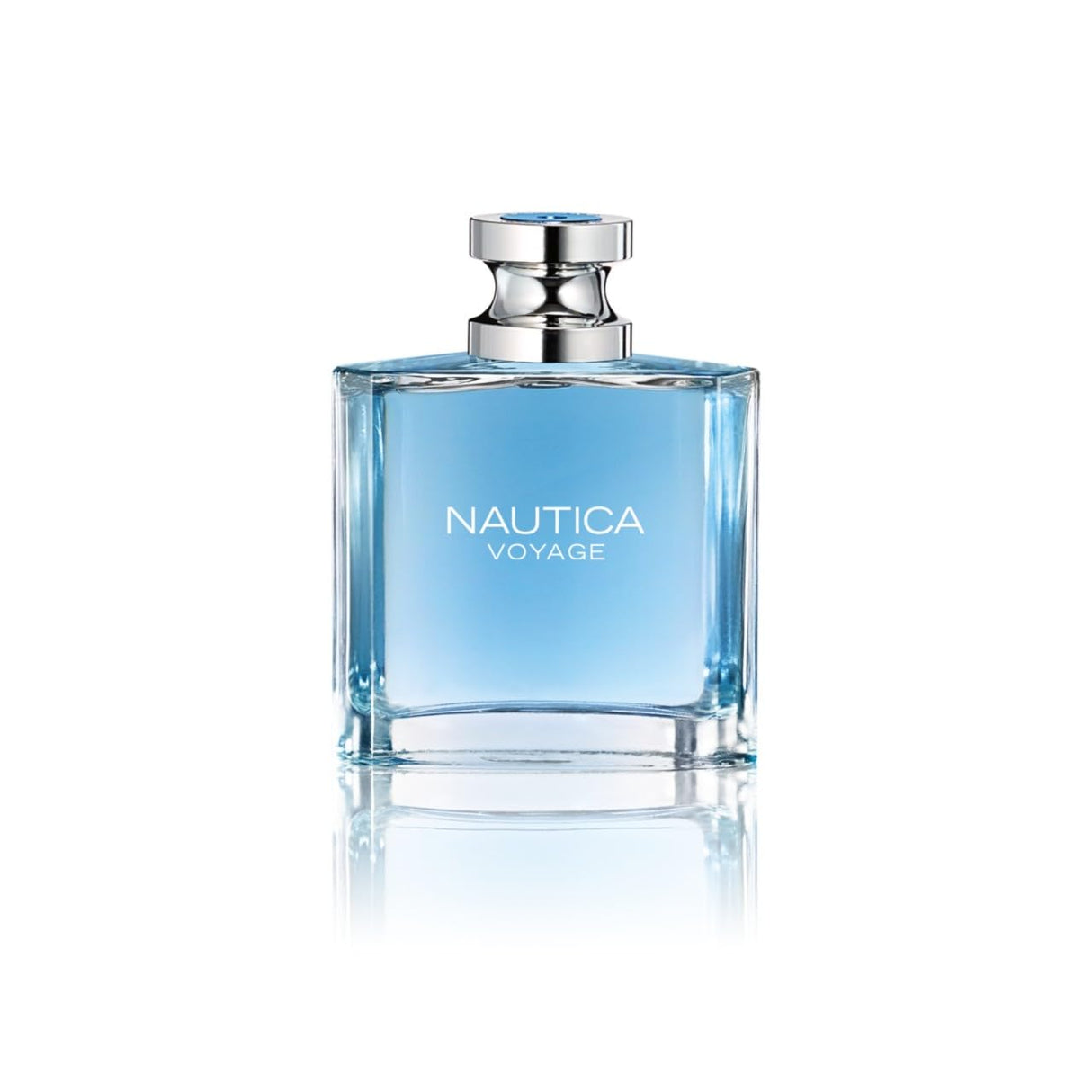 Nautica Voyage Eau De Toilette para hombre, aroma fresco, romántico y frutal, notas de madera y acuáticas de manzana, loto indio, madera de cedro y almizcle, ideal para uso diario, 3.3 fl oz (100 ml)