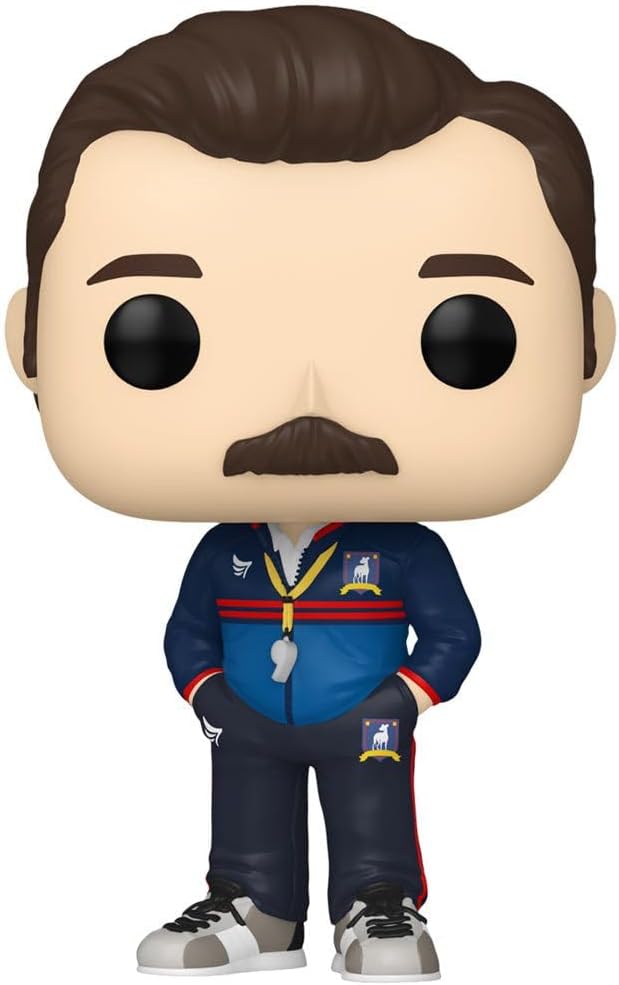 Figura Funko Vinyl Ted Lasso, POP TV, 3.75 pulgadas, con protector