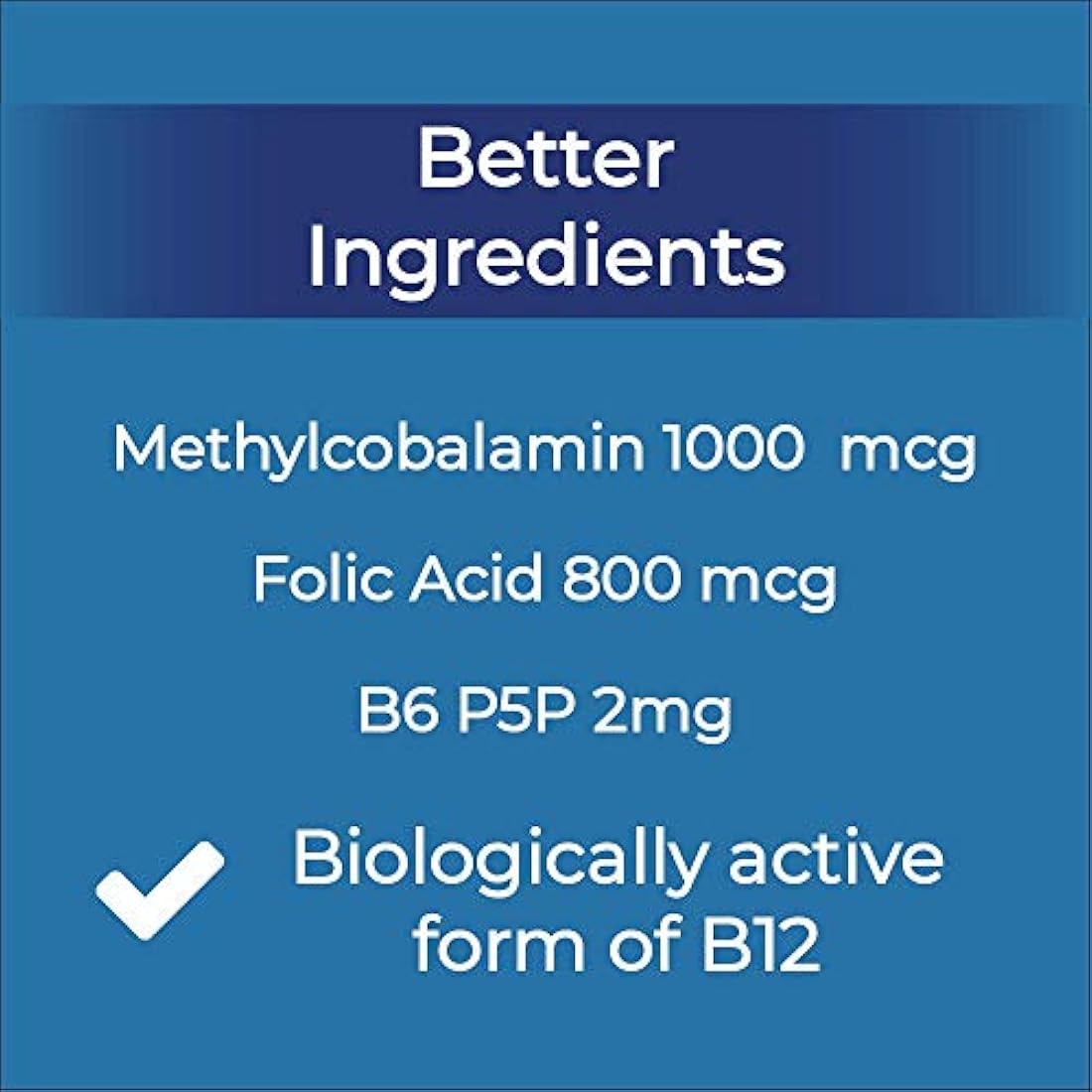 Vitamina B12 de metilcobalamina 1000 mcg sublingual - B6