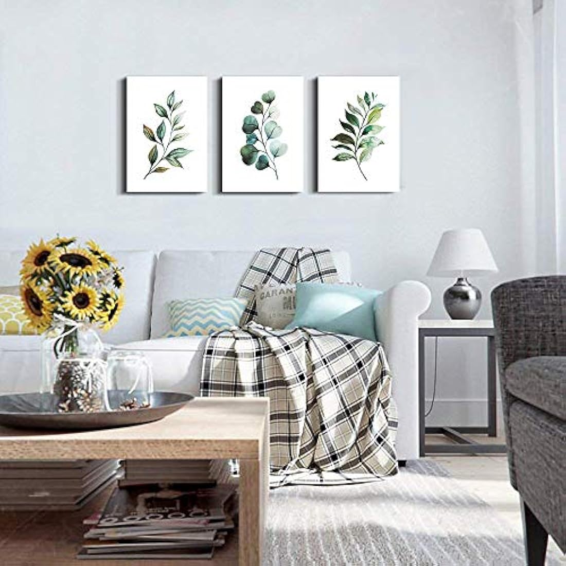 Arte de pared para sala de estar, lienzo, decoración