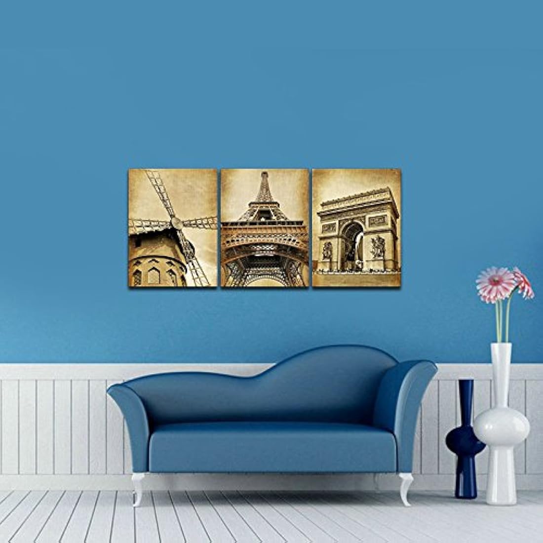 pyradecor lona enmarcado arte de pared para salón