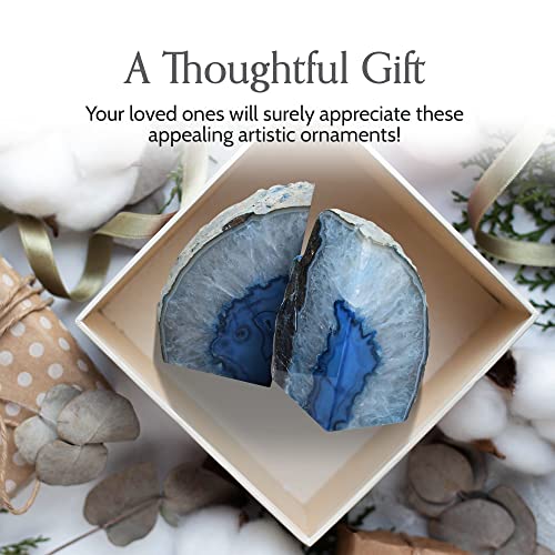 Sujetalibros de ágata de lujo tapones de libro