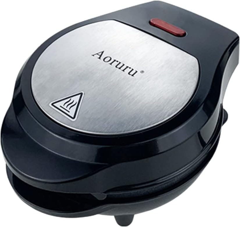 Mini Waffle Maker Eléctrico 600W, Antiadherente, Para Niños