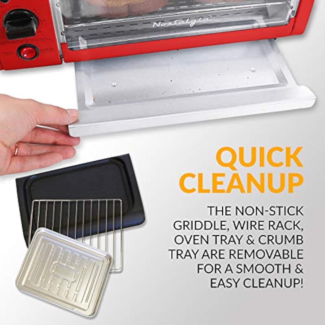 Tostador 3 en 1 multifunción de tamaño familiar