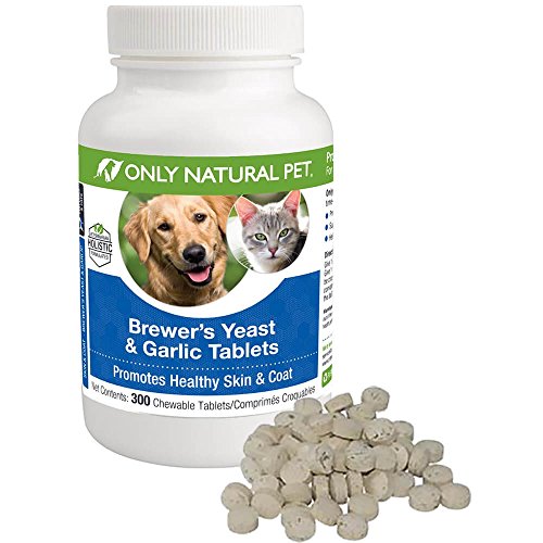 Solo levadura de cerveza y ajo natural para mascotas
