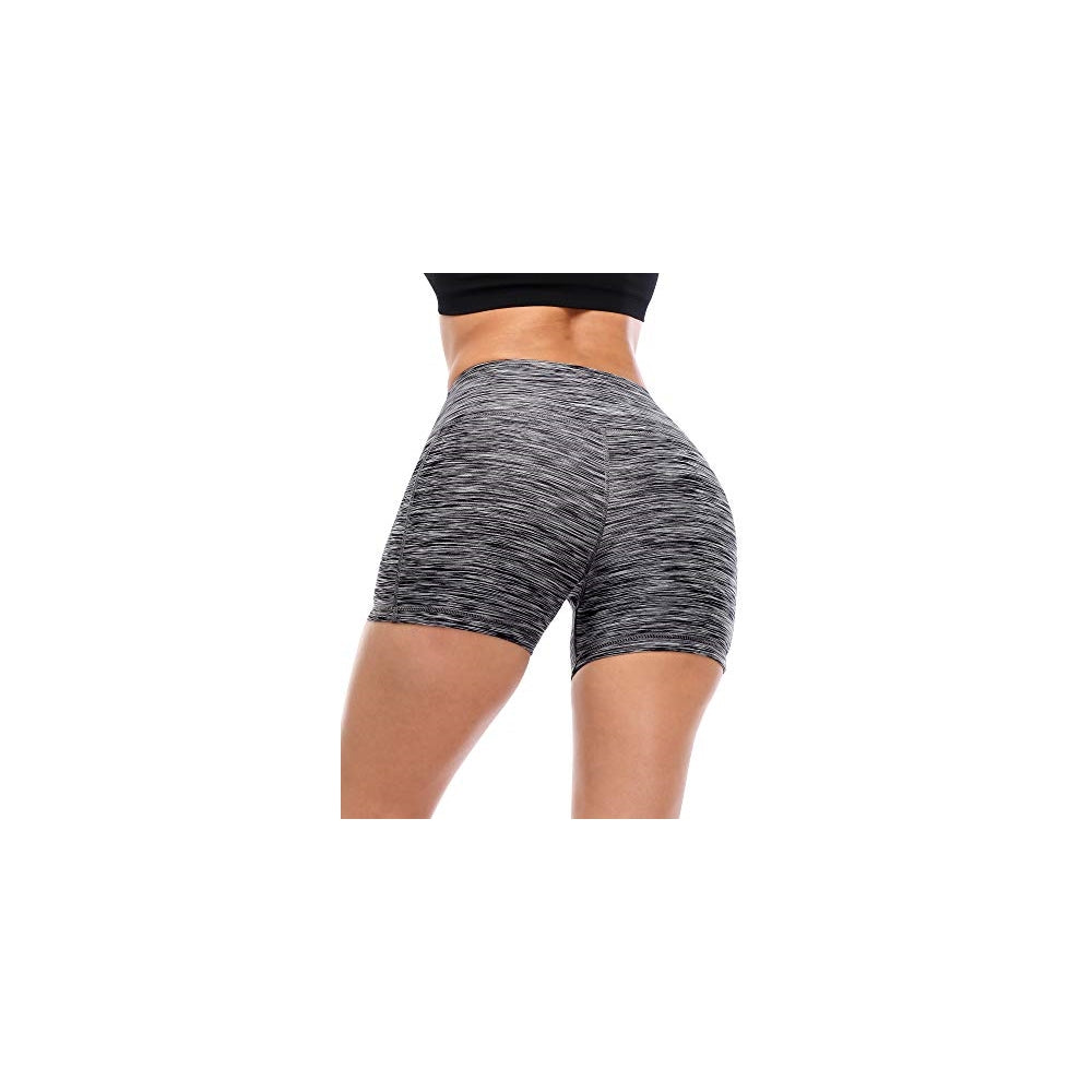 Shorts cortos deportivos de cintura alta para mujer XXL
