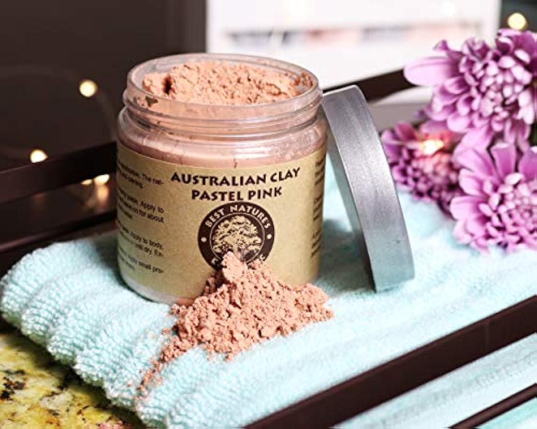 Best Nature's Cosmetics mascarilla de Arcilla rosa