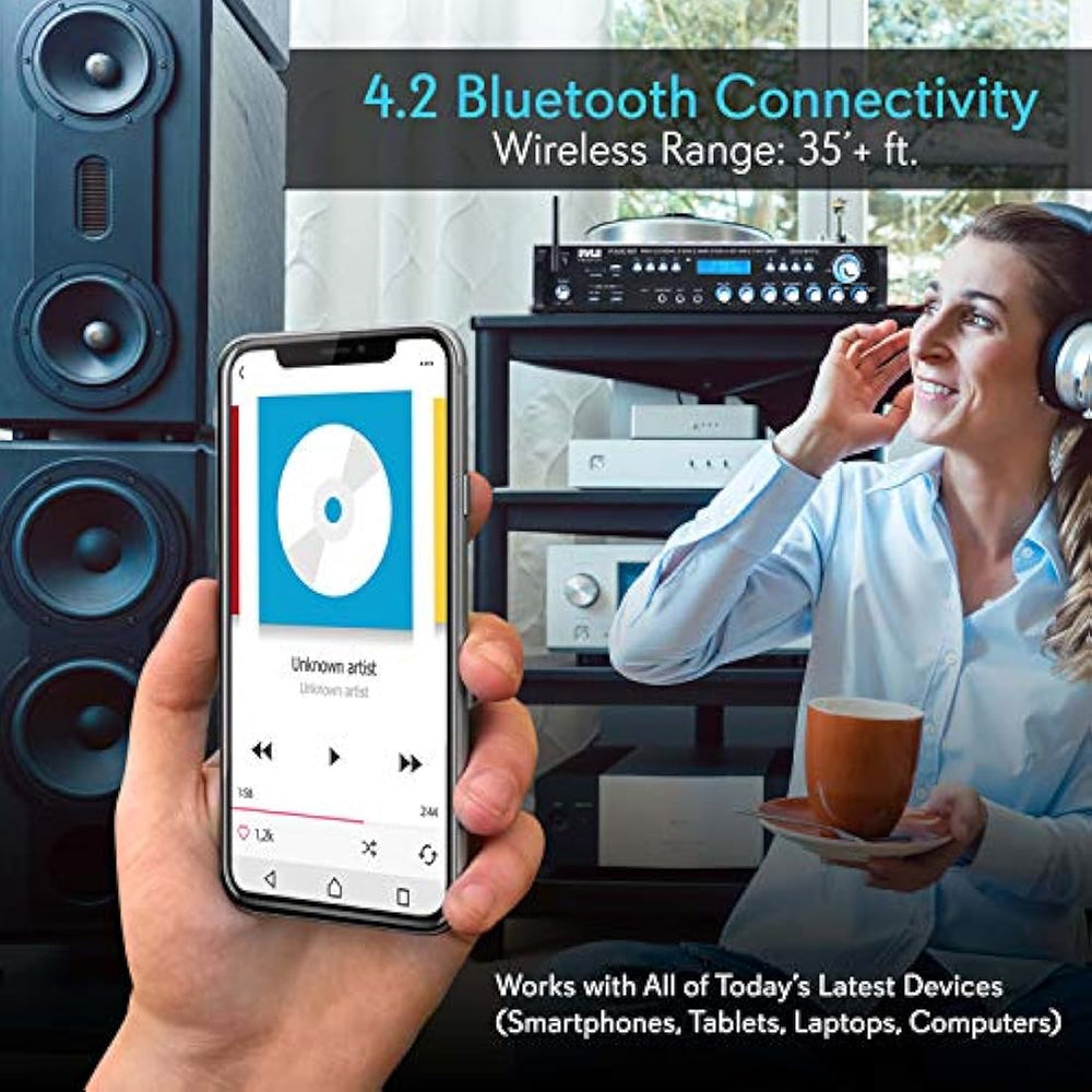 Amplificador para hogar PYLE-HOME P3201BT