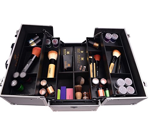 Estuche de tren de maquillaje con correa para el hombro