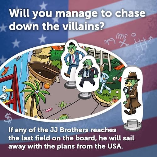 Juego de Mesa Cooperativo Spy Guy USA, Monumentos y Símbolos