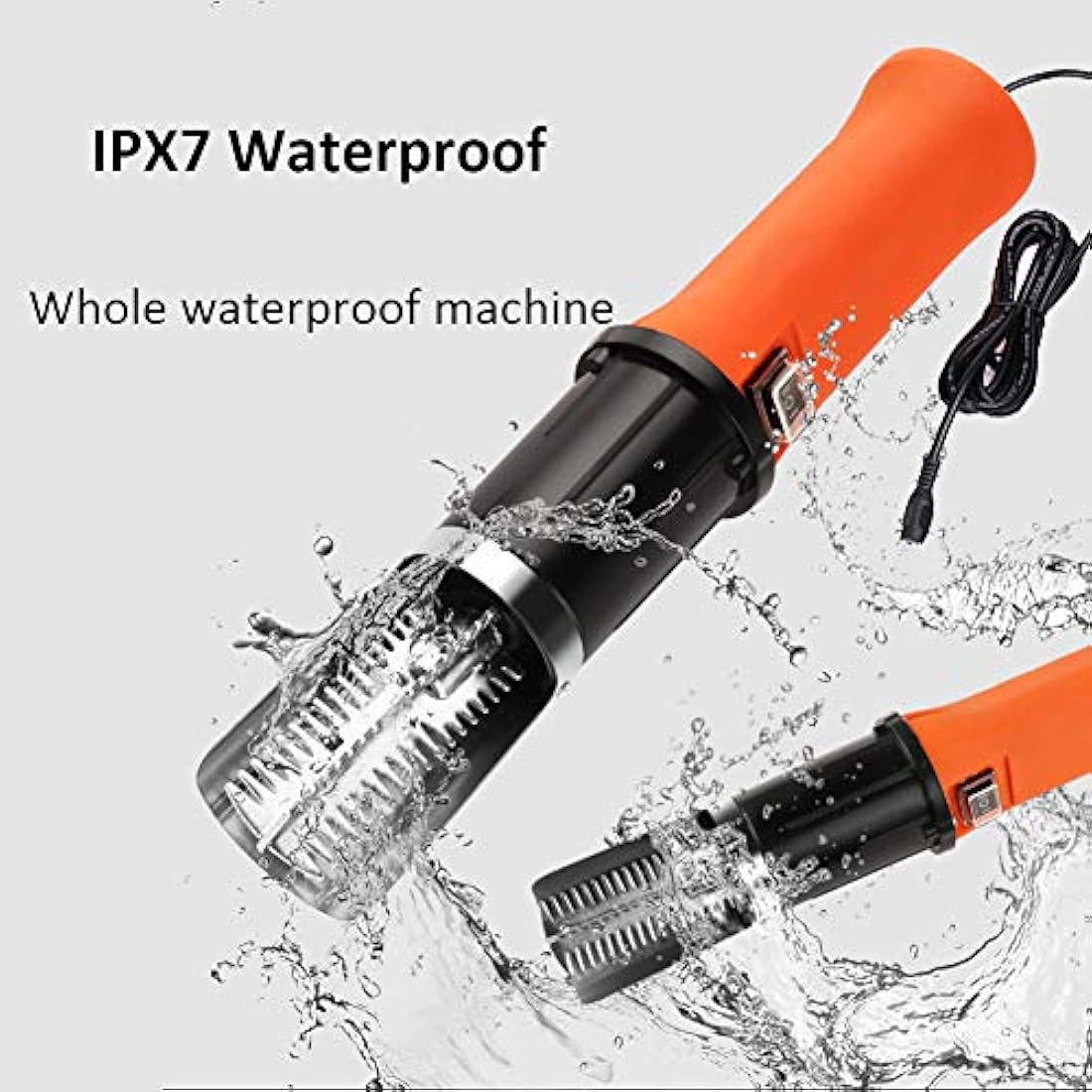 Kit de limpiador de escamas de pescado eléctrico con cable