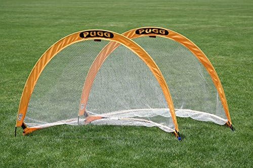 PUGG Juego de portería portátil de fútbol y fútbol