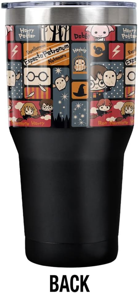 Taza de viaje LOGOVISION Harry Potter 30 oz, aislante, tapa deslizante