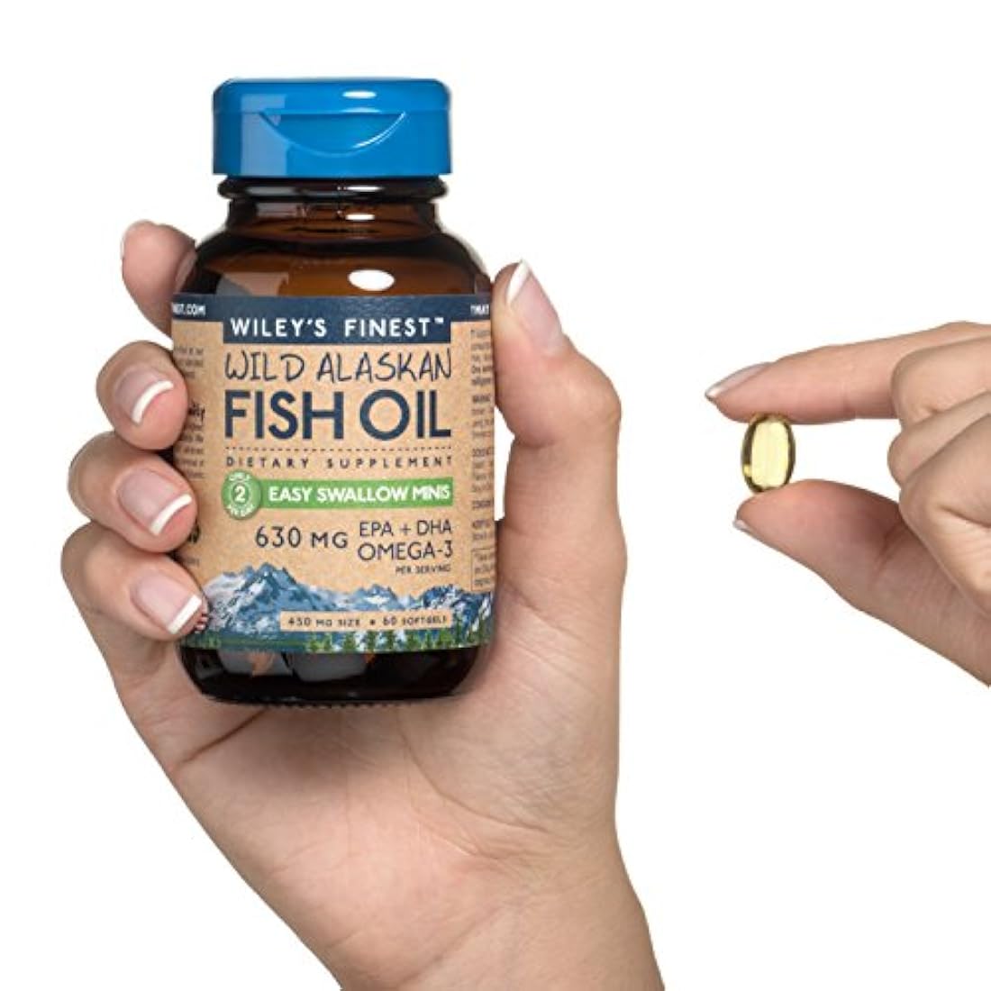 aceite de pescado fácil de tragar