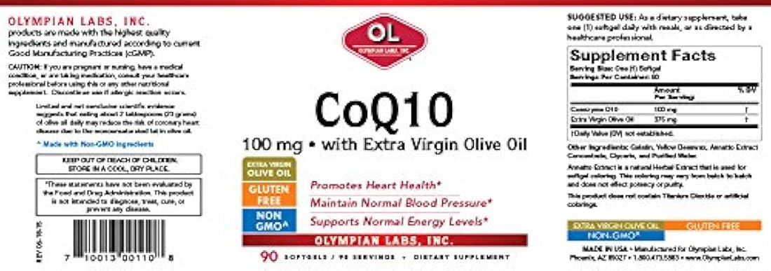 Coenzima Q10 100 mg 100