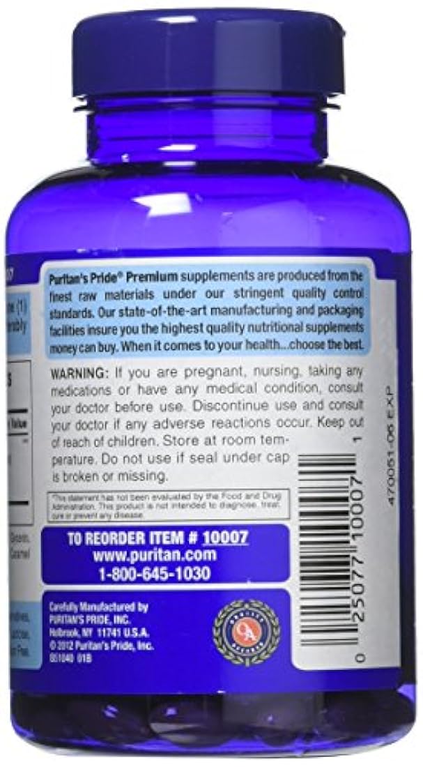 Puritan 's Pride Neuro-Ps (Phosphatidylserine) 100 mg-120 softgels