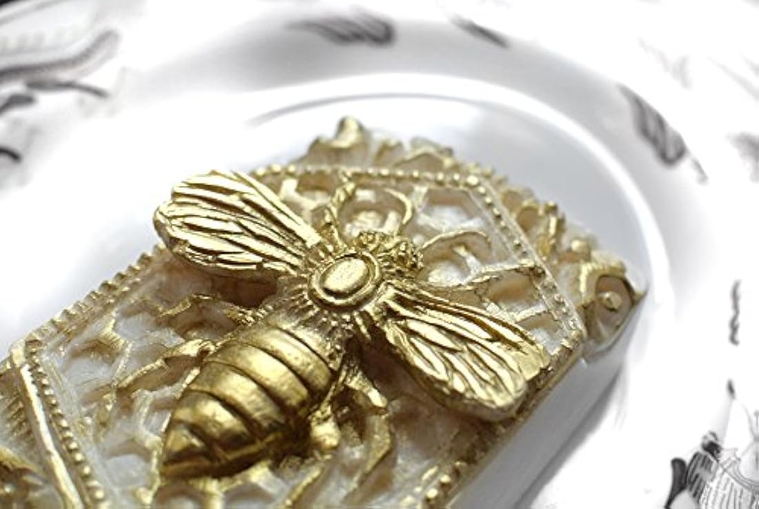 Honey Bee Silicona Molde de Jabón, yeso cera resina arcilla