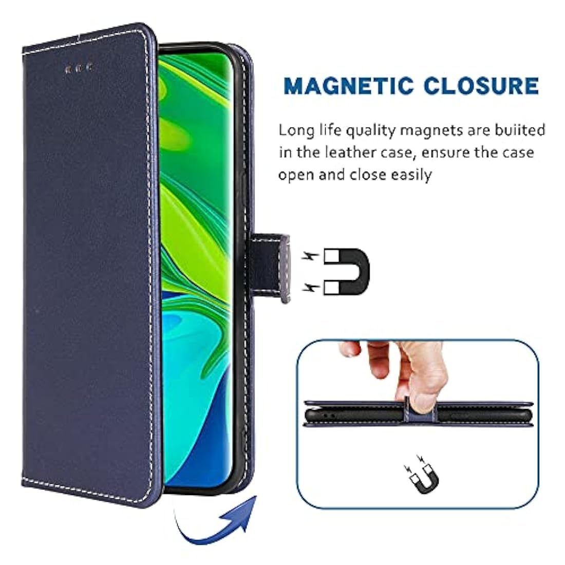 Fundas para celular Xiami Xiomis Xiome MiNote10 10Pro Azul
