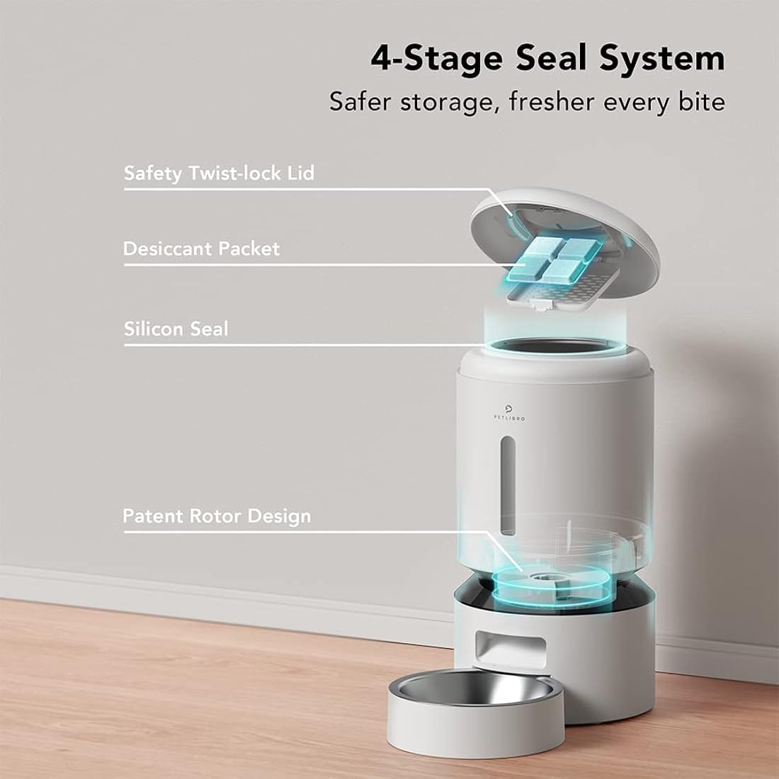 Comederos automático para gatos alimentador WiFi 5G