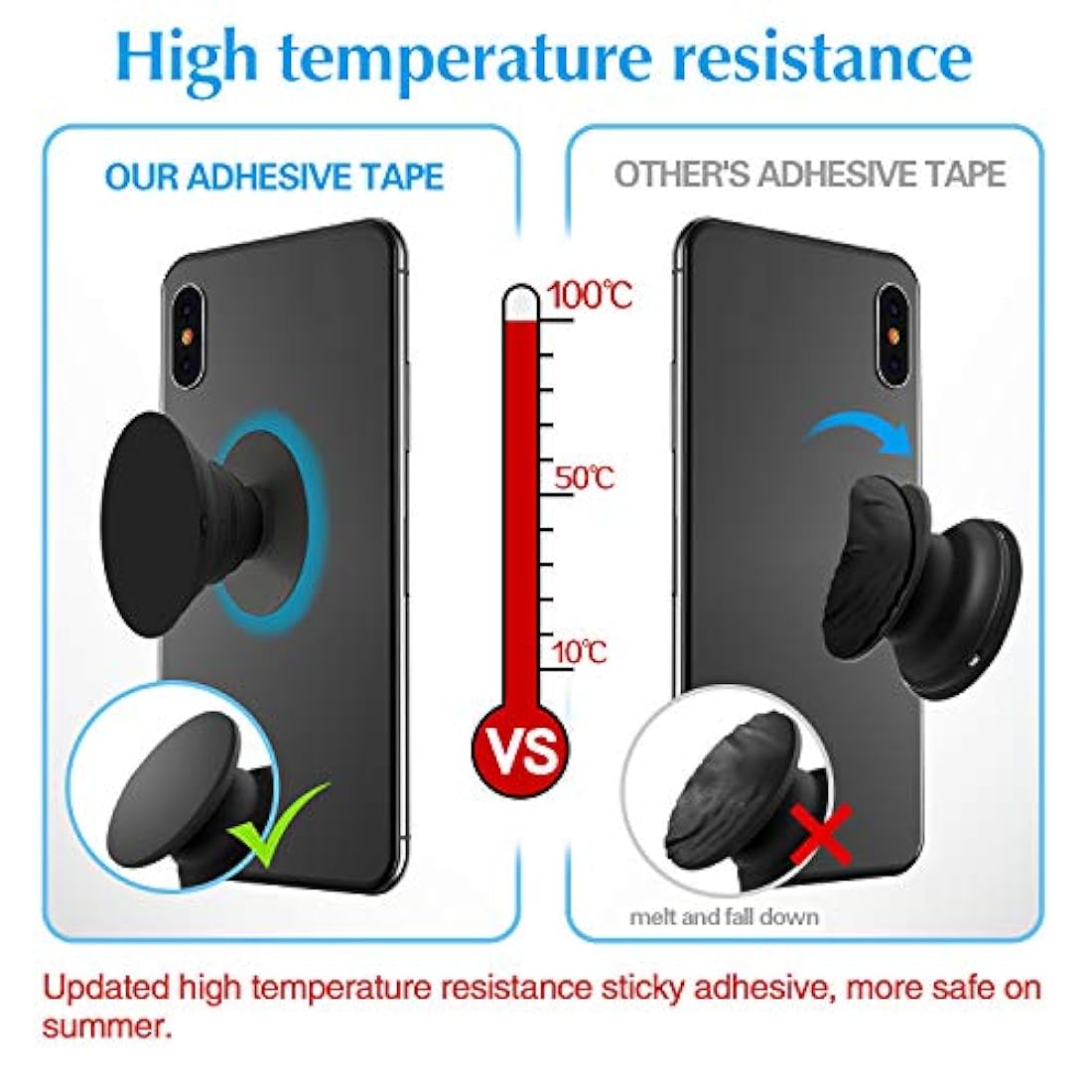 VOLPORT - Juego de 6adhesivos para telefono movil
