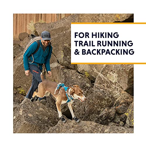 RUFFWEAR, Grip Trex - Botas de perro para exteriores, con suela de goma para senderismo y correr, verde líquen, 1.50 pulgadas