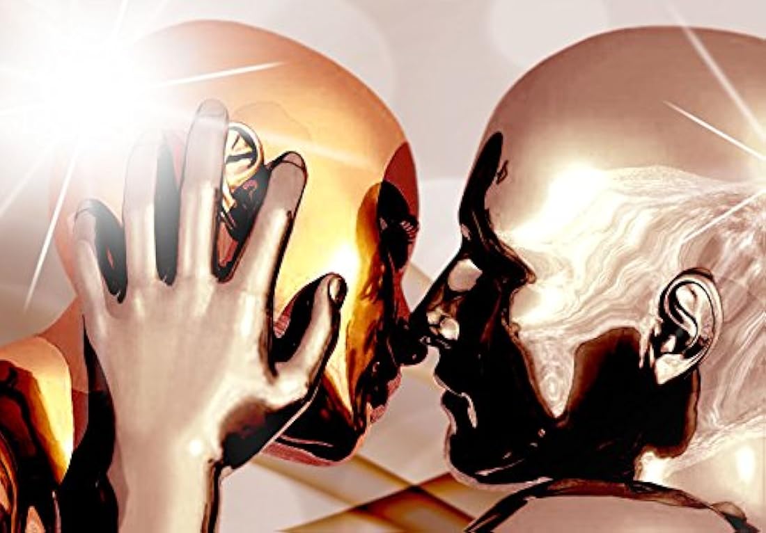 artgeistLienzo decorativo para pared diseño de pareja