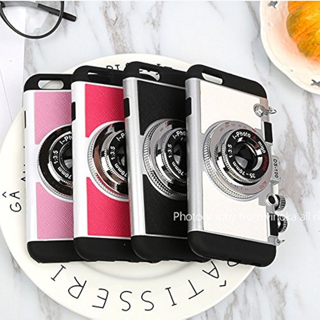 iPhone caso lindo 3d cámara diseño único caso