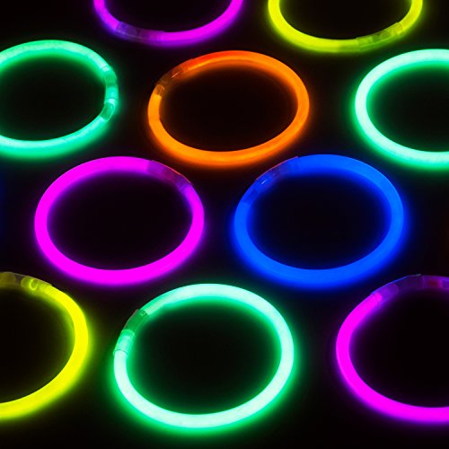 Pulseras fluorescentes.