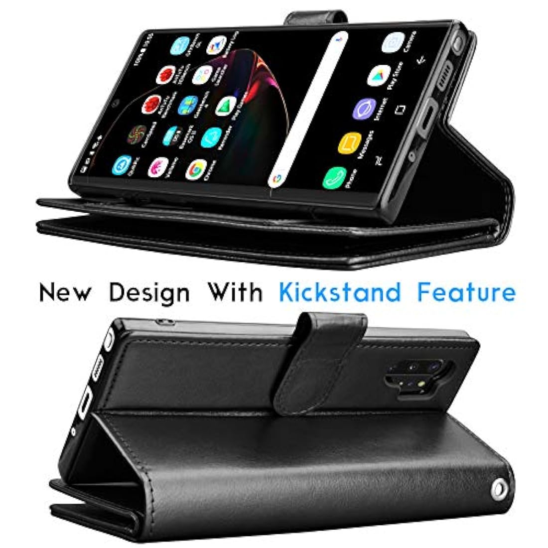 Funda para Galaxy Note 10 Plus, negro.