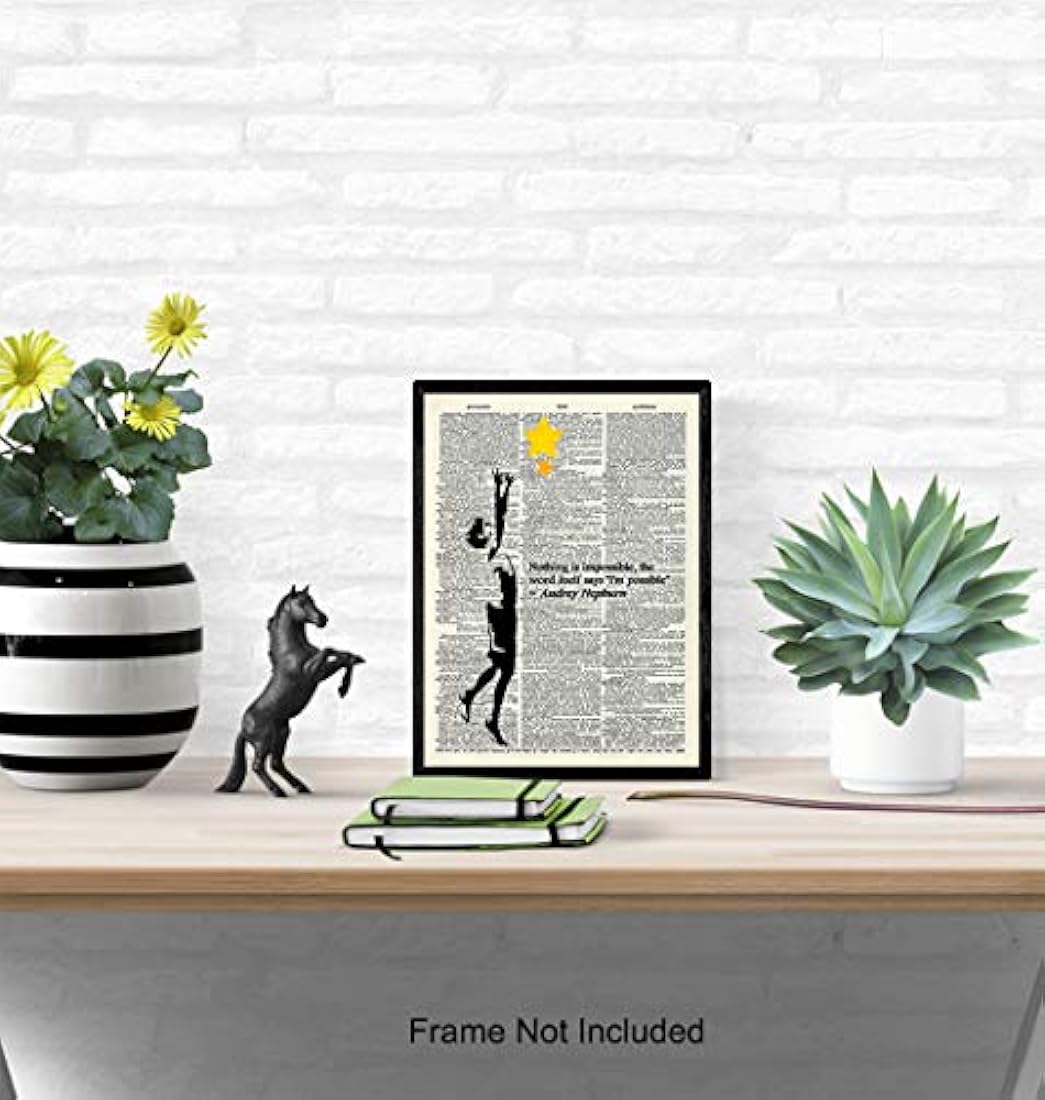 cartel decorativo de Cita inspirada de Audrey Hepburn