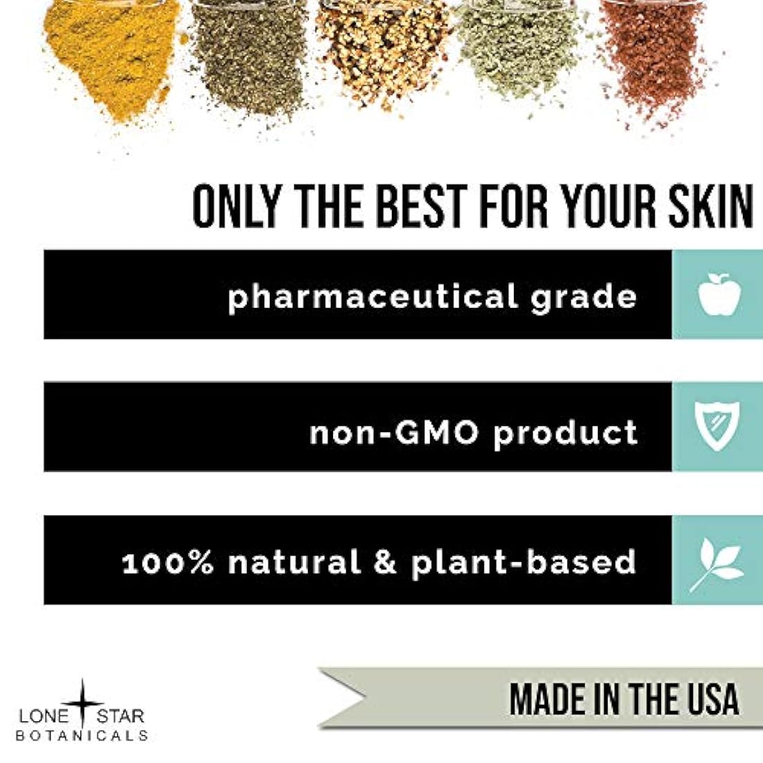 Mascarilla natural para el rostr - Lone Star Botanicals