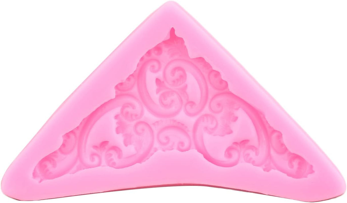 Molde de fondant barroco para fondant decoración de pasteles