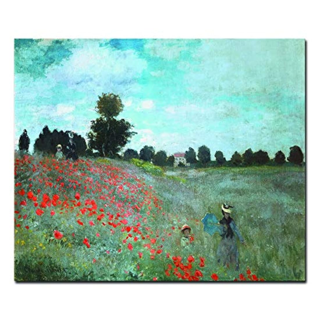 Wieco Art Lienzo con paisaje decorativo para dormitorio