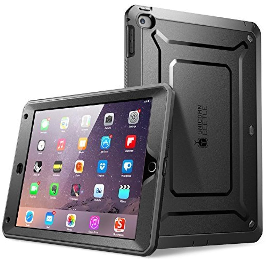 Funda protectora con mica protectora para iPad Air 2- Negro