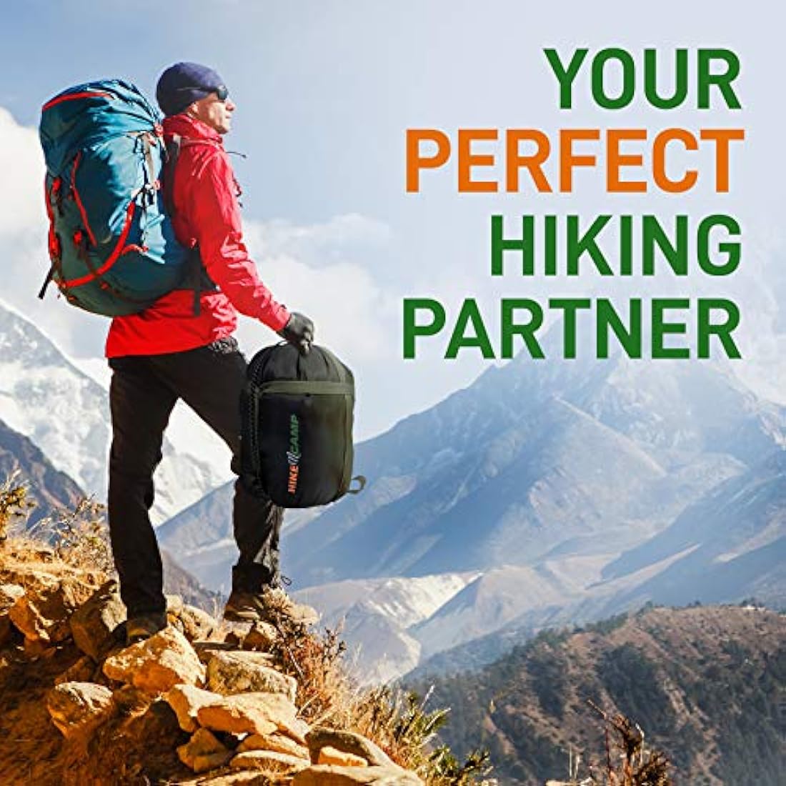 Saco de dormir para mochilero SereneLife SLSGR5