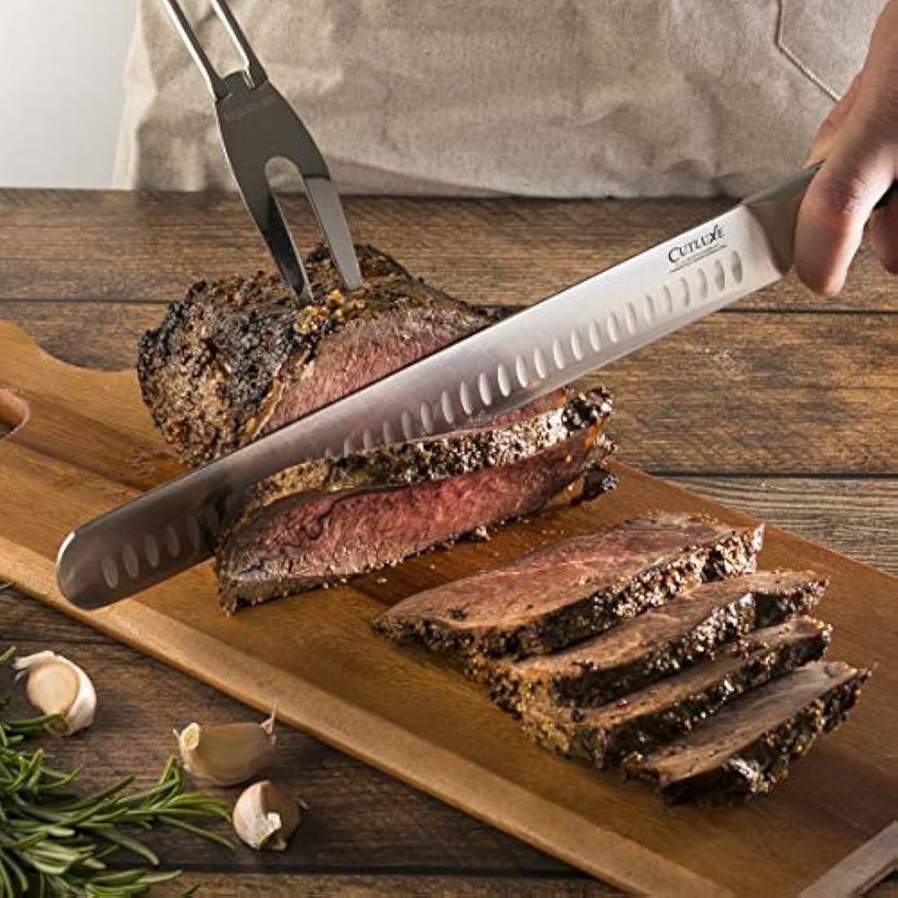 Cutluxe - Cuchillo de cocina forjado de acero inoxidable