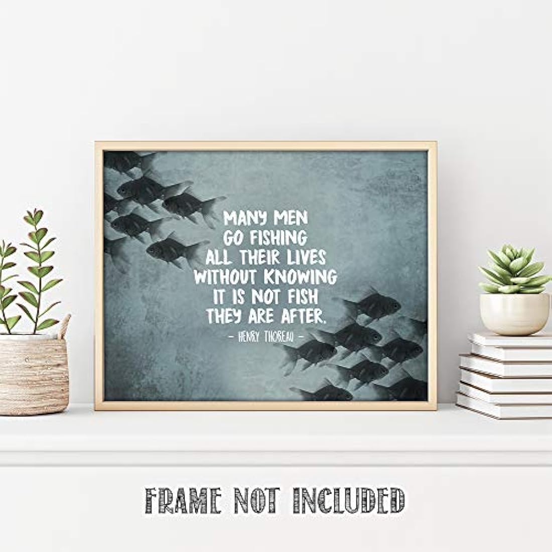 Arte inspirador de la pared impresión sin marco de 11 x 14