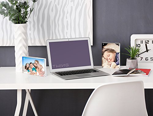 Marco de fotos acrílico TWING: marco de fotos de doble cara