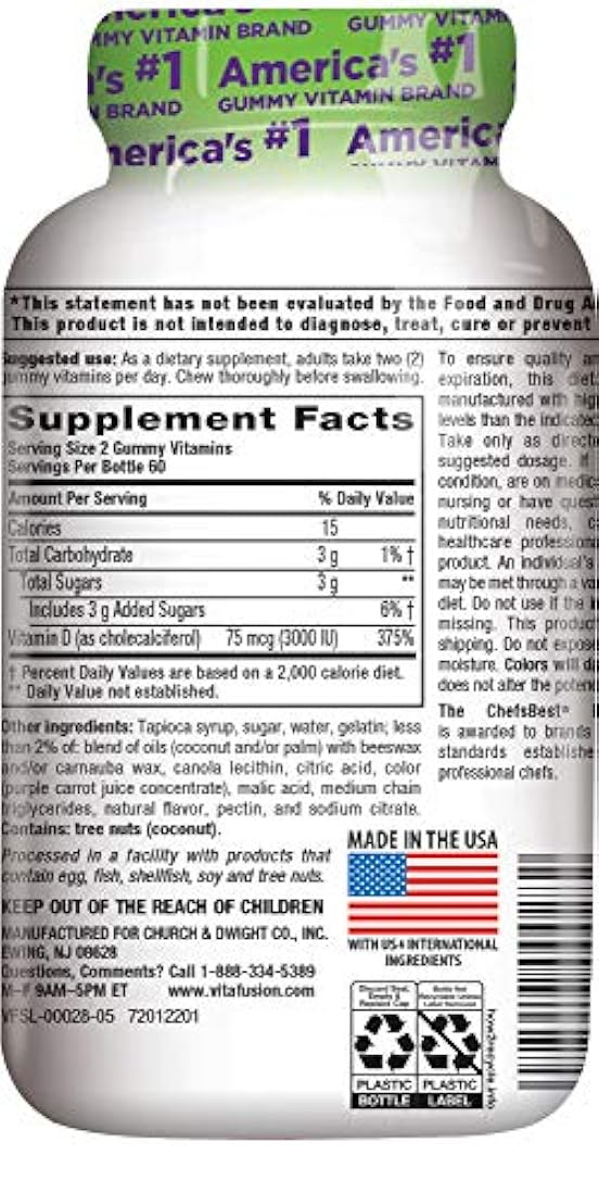 Gomitas con Fuerza Extra de Vitamina D3