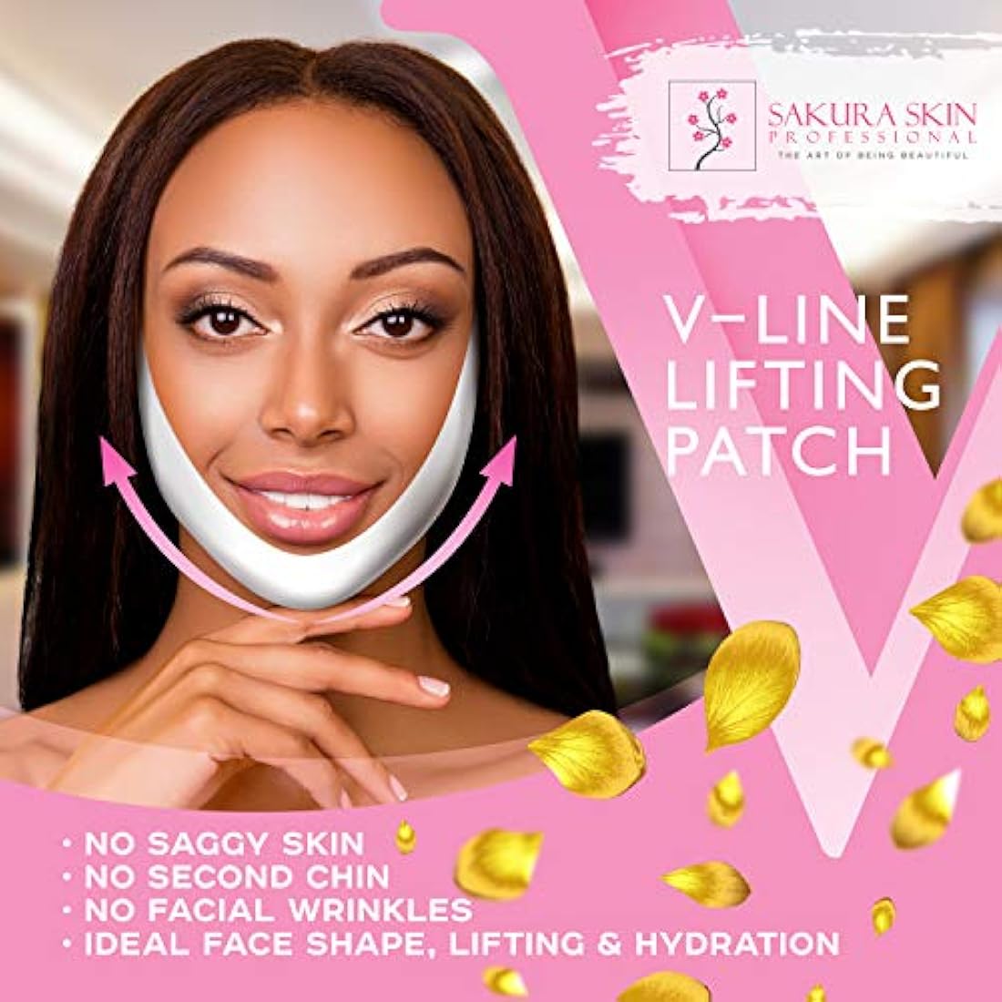 Máscara de cuello V Line para levantamiento de rostro