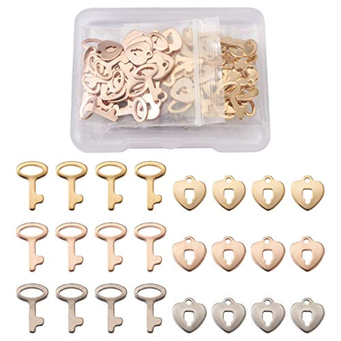 Dijes y Medallas 120 colgantes de acero inoxidable