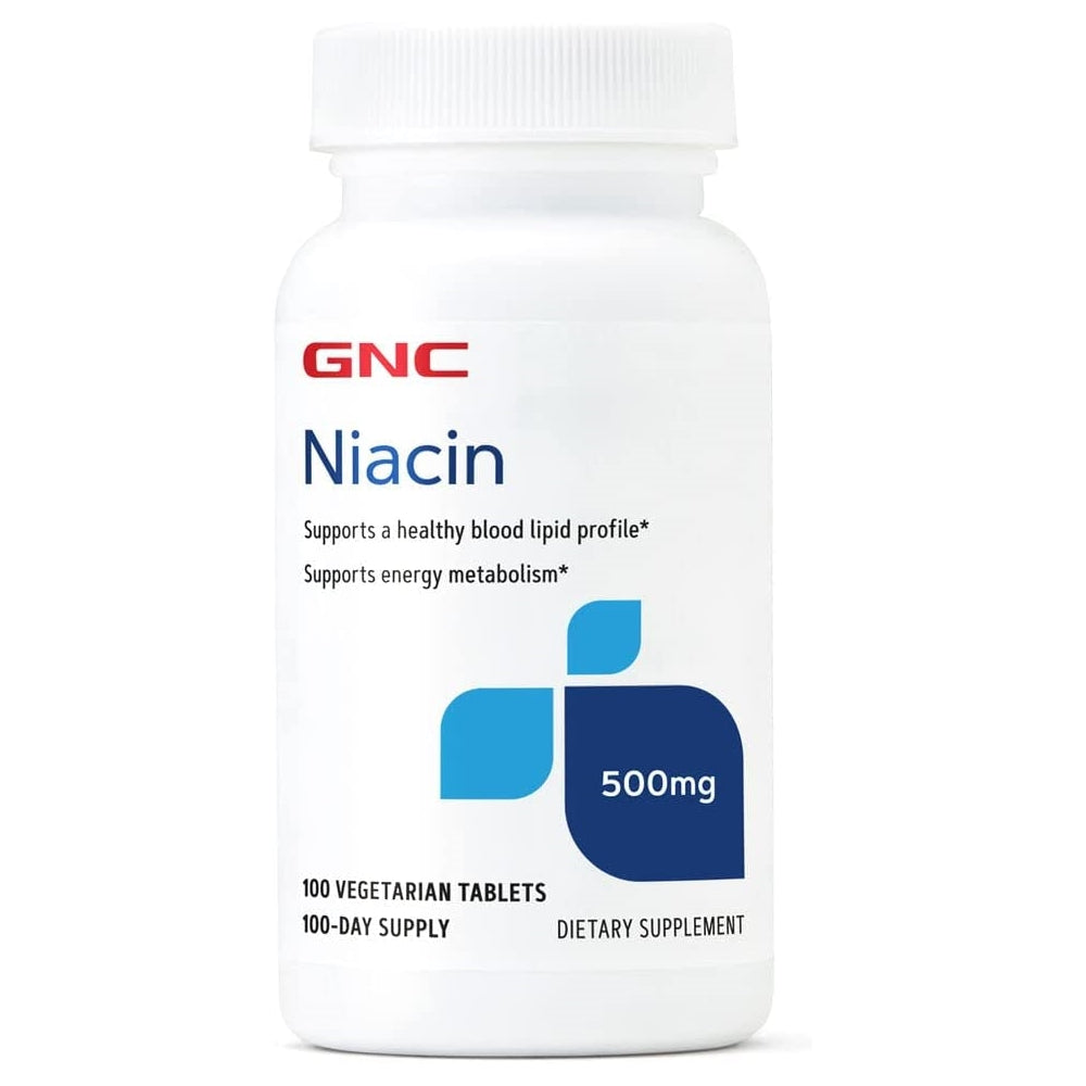 Suplementos GNC Niacina 500 mg 100 tab