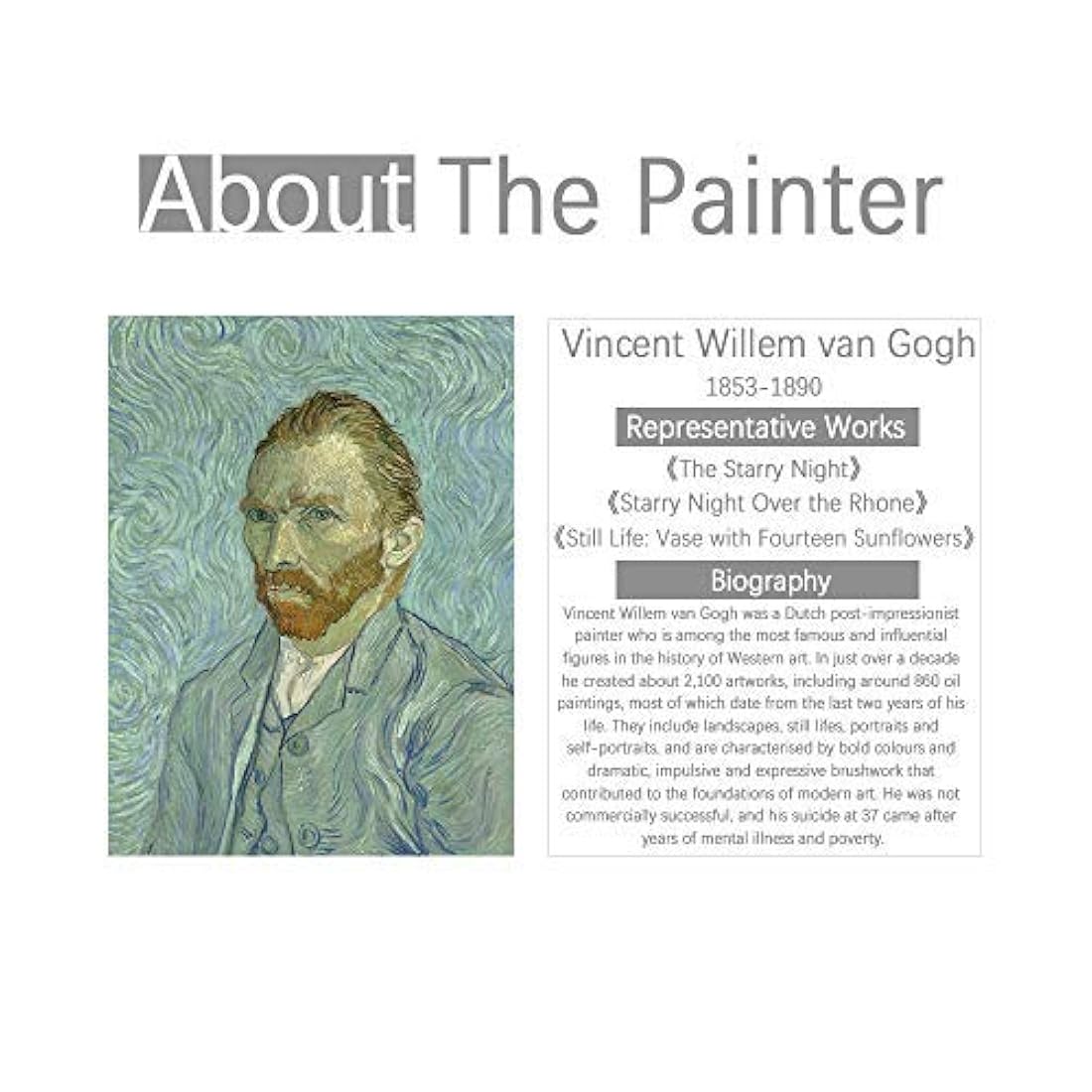 Murales de pared para dormitorio de noche estrellada