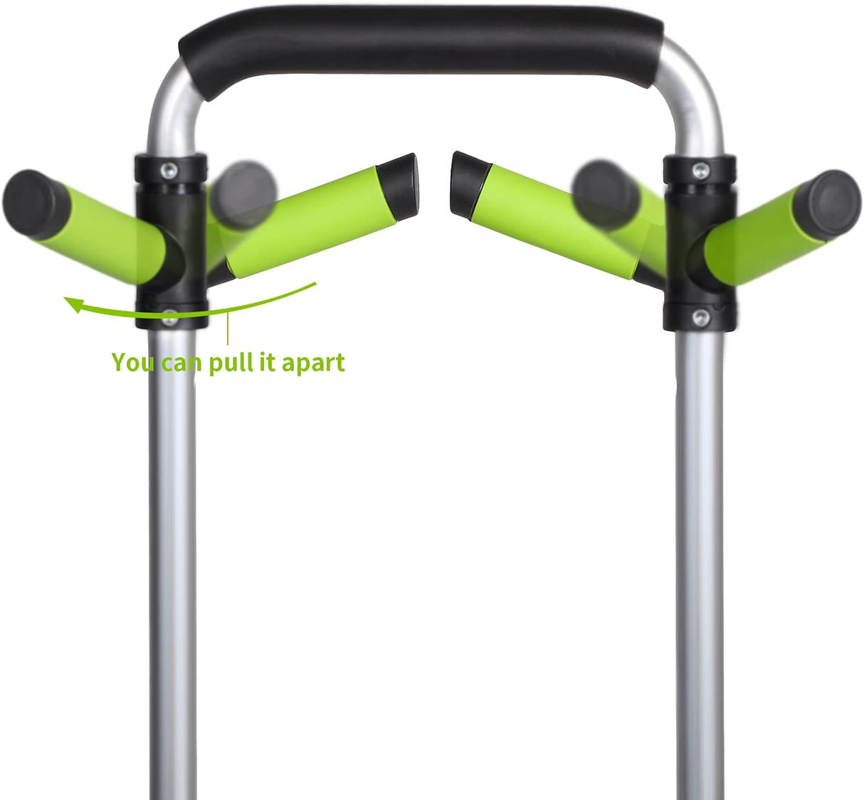 Carretilla Plegable y Dolly, 140 kg, Aluminio, Mango Telescópico