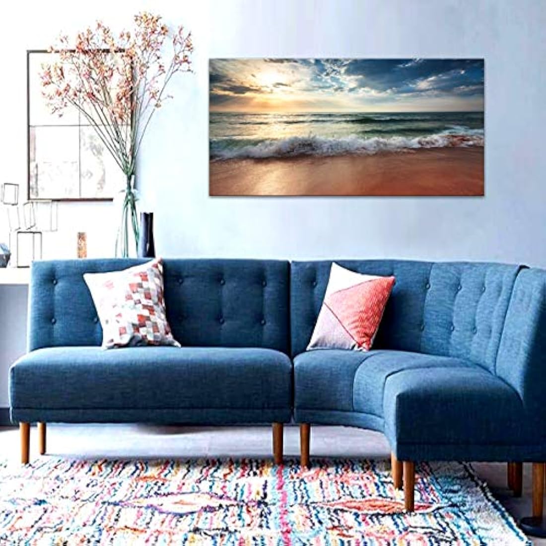 Cuadro decorativo para pared con diseño de puesta de sol