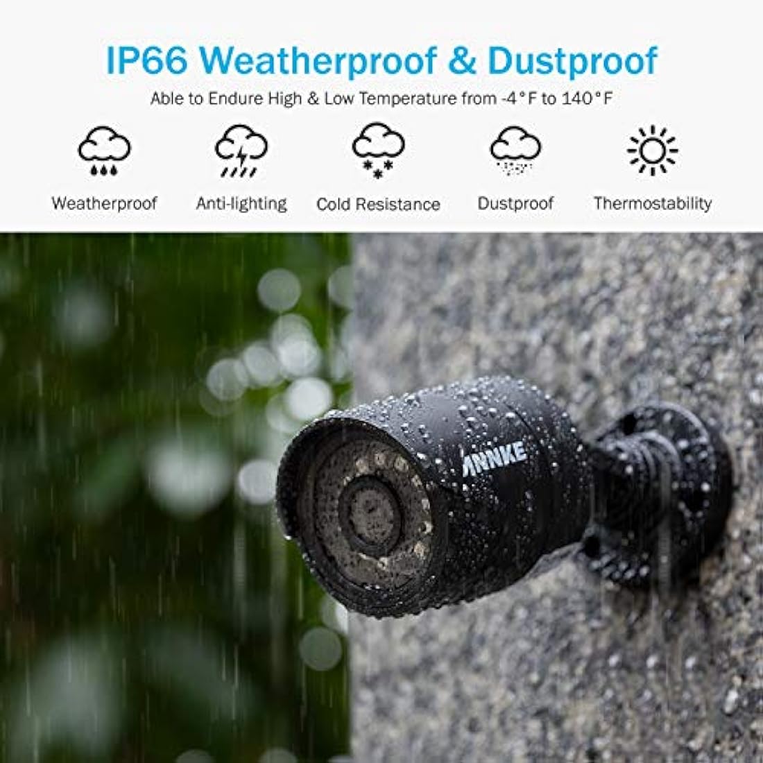 Cámara de seguridad AHD/TVI/CVI/CVBS ANNKE 1080P