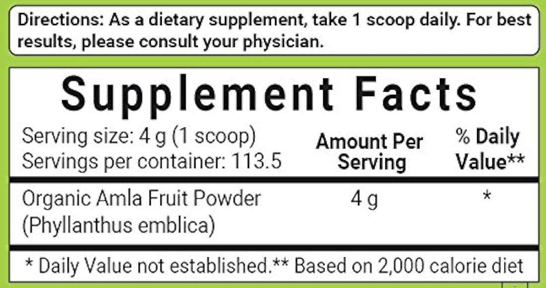 Suplemento de fruta orgánico