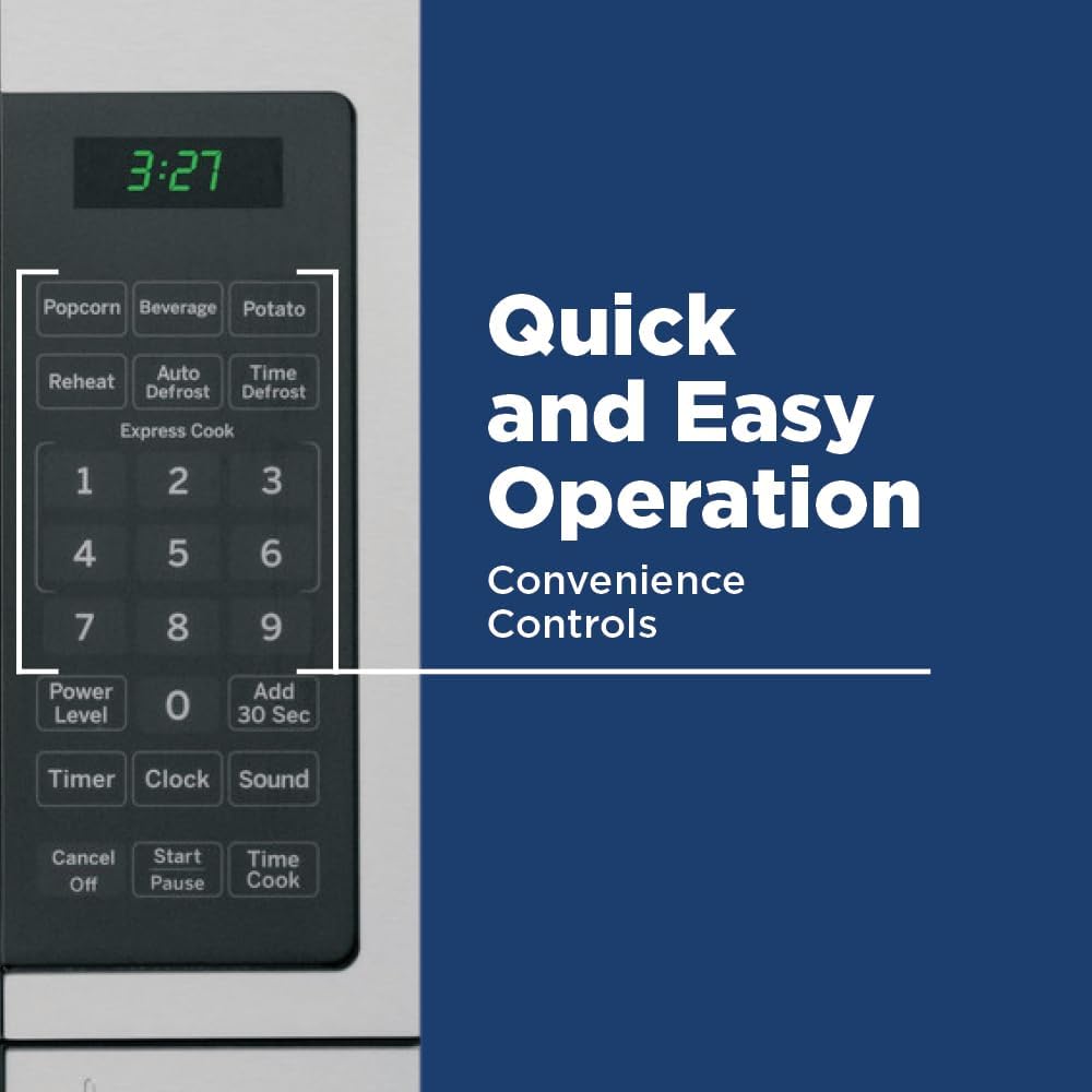 Microondas GE GCHK07N1WBB 700W, 6 Programas, 0.7 Cu. Ft.