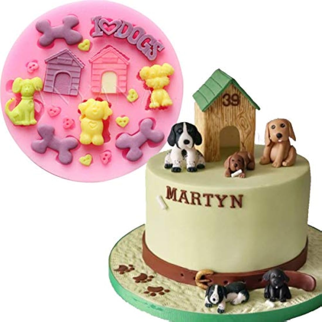 Molde Decoración de pasteles Goma Pastelería