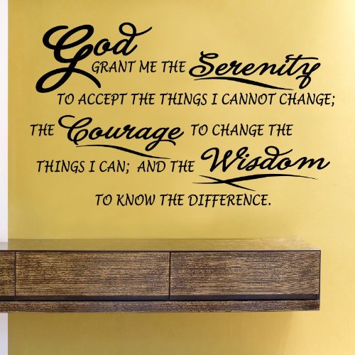 Vinilos Decorativos Frases Inspiradoras - Oración de Serenidad
